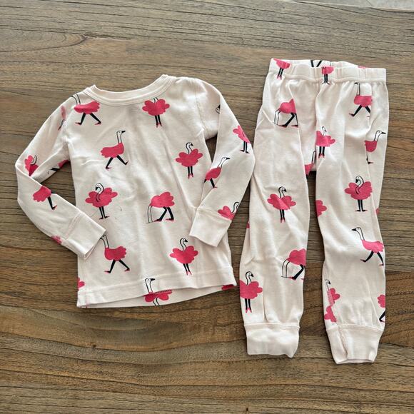 Hanna Andersson Other - Hanna Andersson Flamingo Pajamas - Size 3T
